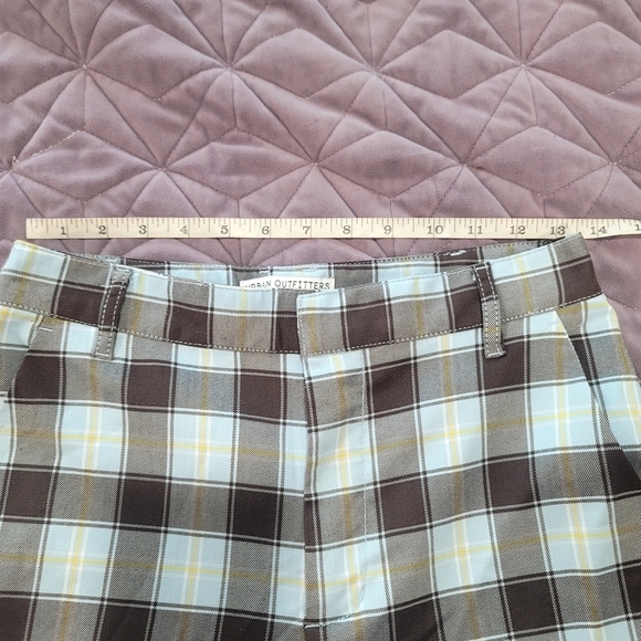 Urban Outfitters  Plaid Wide, Flare High Rise Pants size 4 - Picture 7 of 12